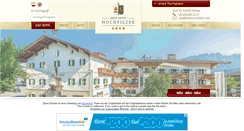 Desktop Screenshot of hotel-hochfilzer.tyrol.at