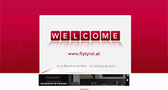 Desktop Screenshot of flugsuche.tyrol.at