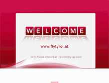 Tablet Screenshot of flugsuche.tyrol.at